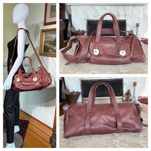 Swadeshi Leatherworks California Handcrafted One-Of-A-Kind Large Travel Bag